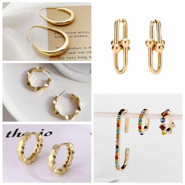 stud gs design luxury drop-shaped metal earrings exquisite simple wild earring for women ladies gifts jewelry wholesale, Golden;silver
stud gs design luxury drop-shaped metal earrings exquisite simple wild earring for women ladies gifts jewelry wholesale, Golden;silver