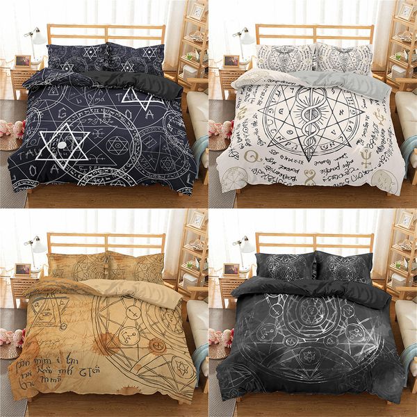 zeimon alchemy symbol bedding sets twin/full//king duvet cover set pillowcase bed linen 2/3pcs bed set bedclothes 1012
zeimon alchemy symbol bedding sets twin/full//king duvet cover set pillowcase bed linen 2/3pcs bed set bedclothes 1012