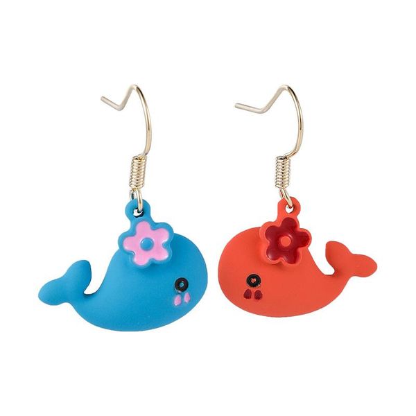 dangle & chandelier korean version cute girl wind flower small whale asymmetrical women's ear hooks simple temperament color dolphin ea, Silver
dangle & chandelier korean version cute girl wind flower small whale asymmetrical women's ear hooks simple temperament color dolphin ea, Silver