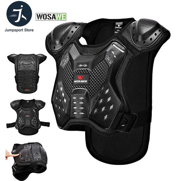 wosawe 5-15 kids' sports back protector snowboard roller hockey bike skateboard child bandage jackets chest spine protection, Black;blue 
wosawe 5-15 kids' sports back protector snowboard roller hockey bike skateboard child bandage jackets chest spine protection, Black;blue