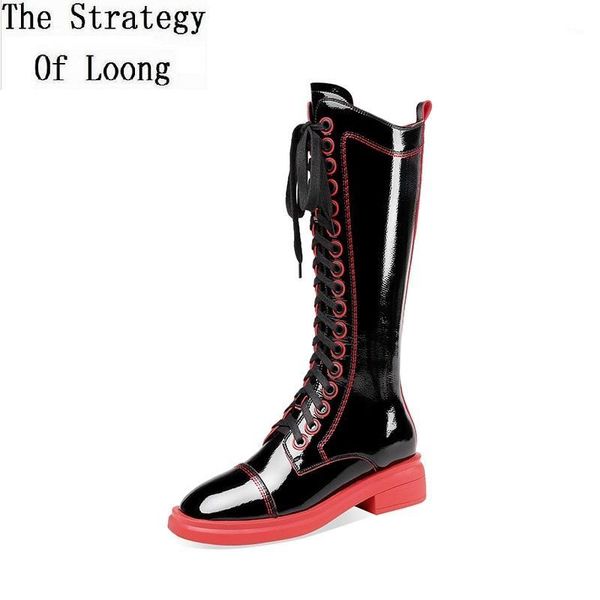 boots winter patent leather women long fashion cross-tied short plush inside zipper ladies knee-high botas 202108141, Black
boots winter patent leather women long fashion cross-tied short plush inside zipper ladies knee-high botas 202108141, Black