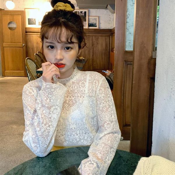 regular through sheer women's white shirts see mesh long sleeve turtleneck blouse tee shirt
regular through sheer women's white shirts see mesh long sleeve turtleneck blouse tee shirt
