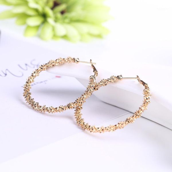 hoop & huggie brand design fashion charm earrings geometric round shiny big earring jewelry women1, Golden;silver
hoop & huggie brand design fashion charm earrings geometric round shiny big earring jewelry women1, Golden;silver