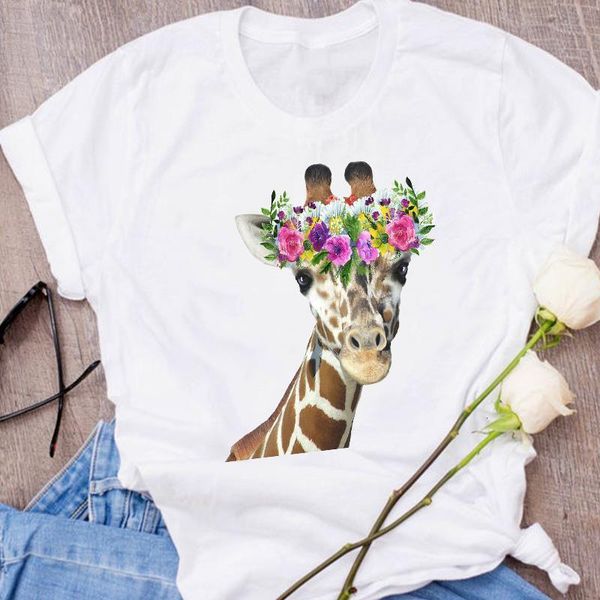 women graphic giraffe flower printed cat cartoon clothes floral lady tees print clothing female t shirt womens t-shirt, White
women graphic giraffe flower printed cat cartoon clothes floral lady tees print clothing female t shirt womens t-shirt, White