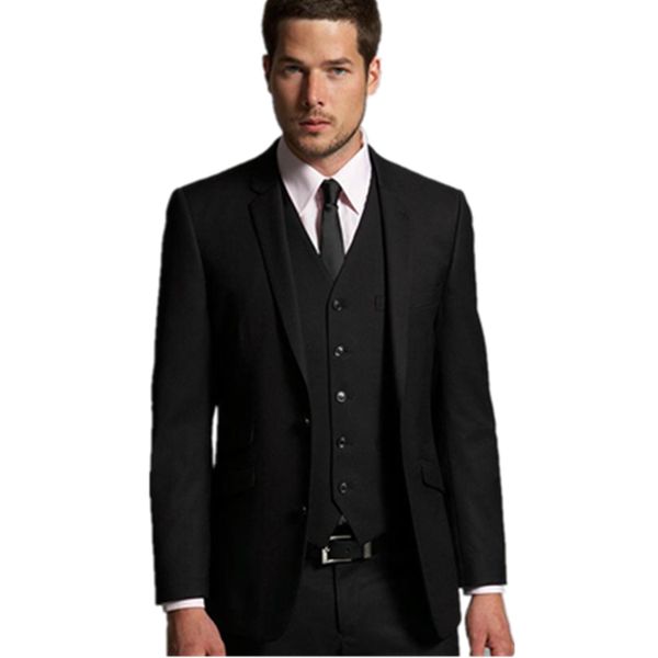 men business suits for groom tuxedo black 3 piece suit dinner prom suit 2021 custom made, White;black
men business suits for groom tuxedo black 3 piece suit dinner prom suit 2021 custom made, White;black