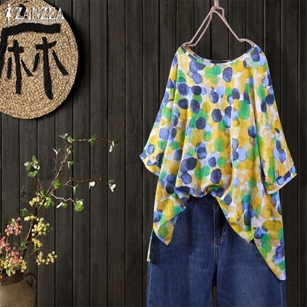 zanzea casual polka dot tee shirts women's summer blouse vintage print half sleeve tunic blusas female plus size tunic lj200811, White
zanzea casual polka dot tee shirts women's summer blouse vintage print half sleeve tunic blusas female plus size tunic lj200811, White