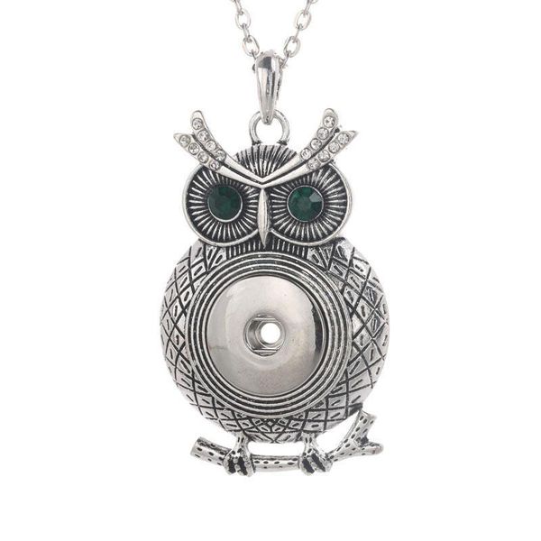 2018 new fashion beauty charms owl pendant snap necklace fit diy 18mm snap buttons jewelry wholesale wo bbyudy, Silver
2018 new fashion beauty charms owl pendant snap necklace fit diy 18mm snap buttons jewelry wholesale wo bbyudy, Silver