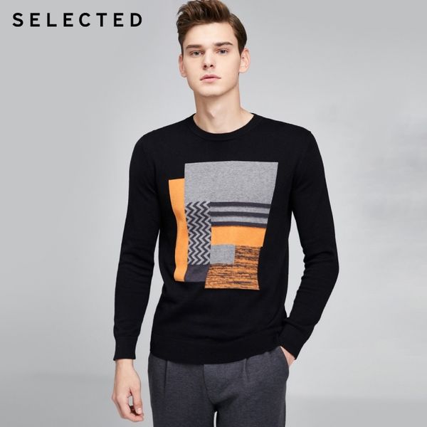 selected winter o-neck knit men's contrast stitching casual sweater s|419424542, White;black
selected winter o-neck knit men's contrast stitching casual sweater s|419424542, White;black