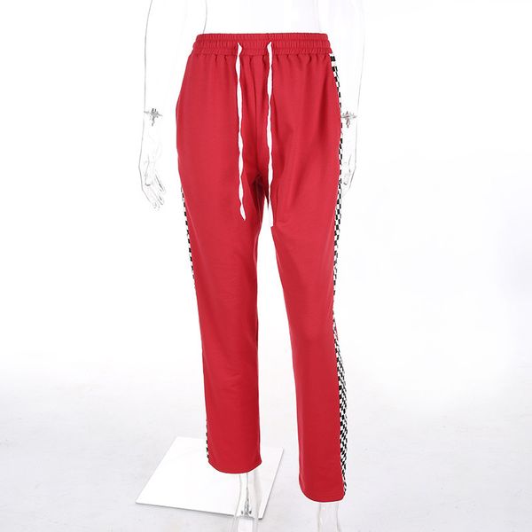 2021 new pants women new ladies hip hop female chess striped tie belt track clue reno, Black;white
2021 new pants women new ladies hip hop female chess striped tie belt track clue reno, Black;white