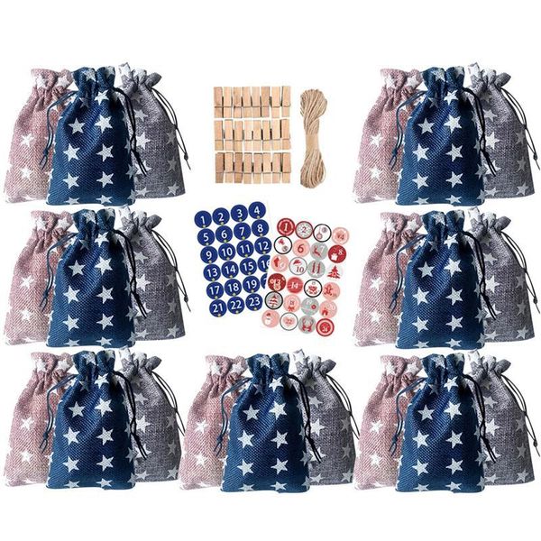 1 set christmas drawstring bag durable novel creative calendar linen bag treaty gift bag hanging ornament candy pouch bbydsa sweet07
1 set christmas drawstring bag durable novel creative calendar linen bag treaty gift bag hanging ornament candy pouch bbydsa sweet07