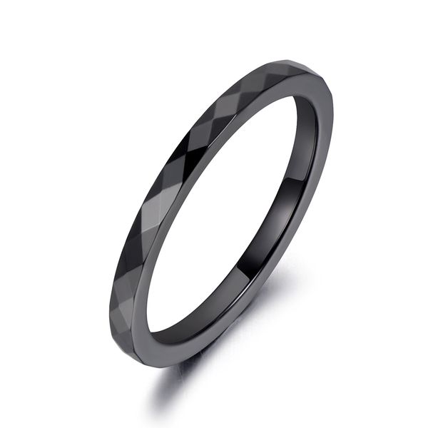 trendy 2mm black & white cutting ceramics rings jewelry classic wedding engagement rings for women anillos r19051, Silver
trendy 2mm black & white cutting ceramics rings jewelry classic wedding engagement rings for women anillos r19051, Silver