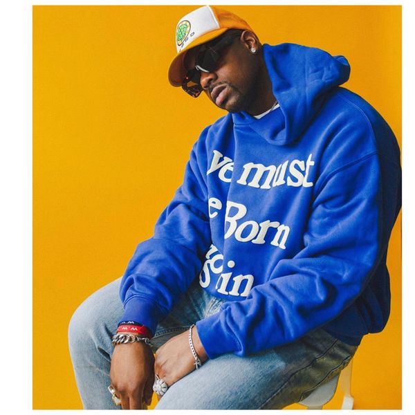 2021 new american brand cpfm ye must be born again foam letter printed men's high street punk hoodie couple ldzs, Black
2021 new american brand cpfm ye must be born again foam letter printed men's high street punk hoodie couple ldzs, Black