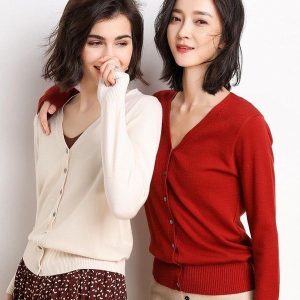 women's knits & tees sweater jacket autumn and winter 2021 plus size air conditioning bottoming v-neck cardigan, White
women's knits & tees sweater jacket autumn and winter 2021 plus size air conditioning bottoming v-neck cardigan, White