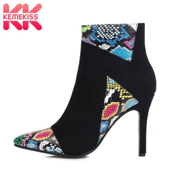 kemekiss women ankle boots fashion think high heel winter shoes woman pointed toe warm short boot lady footwear size 31-43, Black
kemekiss women ankle boots fashion think high heel winter shoes woman pointed toe warm short boot lady footwear size 31-43, Black