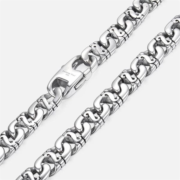 davieslee mens necklace 316l stainless steel biker chain necklaces for men silver color punk jewelry 9.5mm 18-36inch lhn01 201014
davieslee mens necklace 316l stainless steel biker chain necklaces for men silver color punk jewelry 9.5mm 18-36inch lhn01 201014