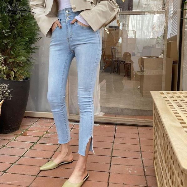 pantalon 2020 women high waist jeans pants single-breasted lady pencil jeans streetwear women denim skinny pants trousers 104111, Blue
pantalon 2020 women high waist jeans pants single-breasted lady pencil jeans streetwear women denim skinny pants trousers 104111, Blue