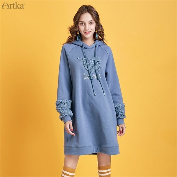 artka autumn winter new women sweatshirt loose thicken velvet hooded sweatshirts fashion long sweatshirt dresses va10299d 201217, Black
artka autumn winter new women sweatshirt loose thicken velvet hooded sweatshirts fashion long sweatshirt dresses va10299d 201217, Black