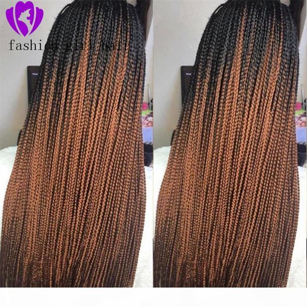 stock fast shipping ombre brown synthetic lace front wig long box braids wigs for women two tone braided cosplay wig part, Black;brown
stock fast shipping ombre brown synthetic lace front wig long box braids wigs for women two tone braided cosplay wig part, Black;brown
