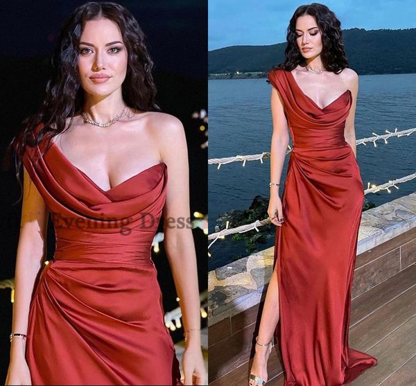 dark red prom evening dresses formal one shoulder high split party dress mermaid stain cocktail gowns saudi arabia robe de soiree 2022, Black
dark red prom evening dresses formal one shoulder high split party dress mermaid stain cocktail gowns saudi arabia robe de soiree 2022, Black