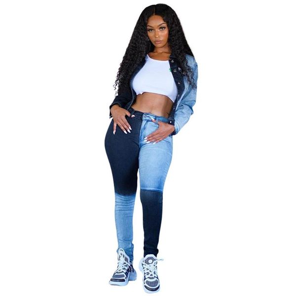 women's jeans womens european and american autumn winter contrast stitching trousers mid-waist fashion elegant pants, Blue
women's jeans womens european and american autumn winter contrast stitching trousers mid-waist fashion elegant pants, Blue