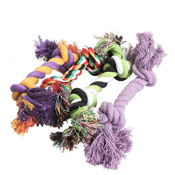 colorful durable knot 2020 chews pets cotton braided bone rope 18cm funny dog cat toys
colorful durable knot 2020 chews pets cotton braided bone rope 18cm funny dog cat toys