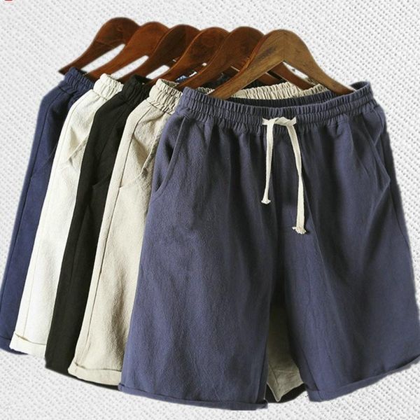 men's summer shorts plus size casual linen shorts male chinese style knee length short trousers hip hop for 150kg1, White;black
men's summer shorts plus size casual linen shorts male chinese style knee length short trousers hip hop for 150kg1, White;black