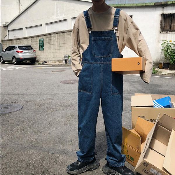 2020 denim baboon couple loose models girdle straight pants big overalls pocket jeans new japane spring fzc4, Blue
2020 denim baboon couple loose models girdle straight pants big overalls pocket jeans new japane spring fzc4, Blue