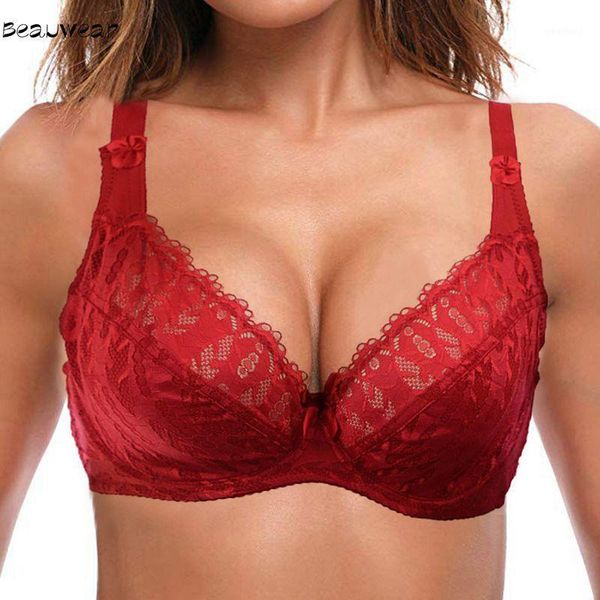bras beauwear womens lager bosom floral lace bra plus size brassiere underwear lingerie underwired bralette b c d dd e cup1, Red;black
bras beauwear womens lager bosom floral lace bra plus size brassiere underwear lingerie underwired bralette b c d dd e cup1, Red;black