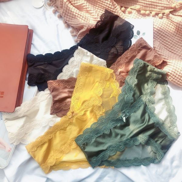 fashion comfortable mesh lace ice cotton crotch underwear large waist pregnant women's underpants, Black;pink 
fashion comfortable mesh lace ice cotton crotch underwear large waist pregnant women's underpants, Black;pink