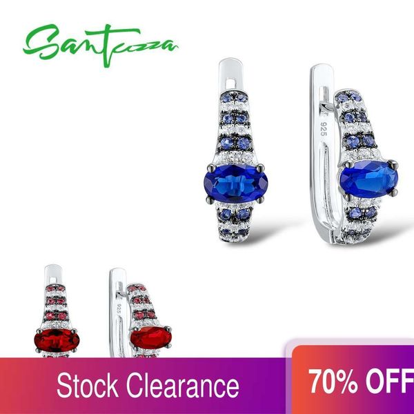 santuzza silver earrings for women genuine 925 sterling silver elegant oval red blue trendy stud earrings fine jewelry q1112, Golden
santuzza silver earrings for women genuine 925 sterling silver elegant oval red blue trendy stud earrings fine jewelry q1112, Golden