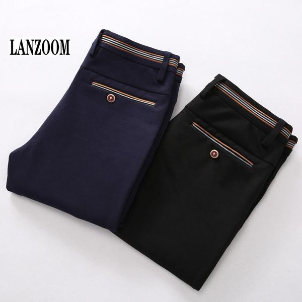 men's suits & blazers wholesale- lanzoom brand 2021 luxury casual office suit pants mens straight business wedding dress slim fit mid w, White;black
men's suits & blazers wholesale- lanzoom brand 2021 luxury casual office suit pants mens straight business wedding dress slim fit mid w, White;black