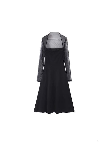 2021 autumn elegant new vintage irregular black off the shoulder mid-calf long sleeve elastic dress x6i2, Black;gray
2021 autumn elegant new vintage irregular black off the shoulder mid-calf long sleeve elastic dress x6i2, Black;gray