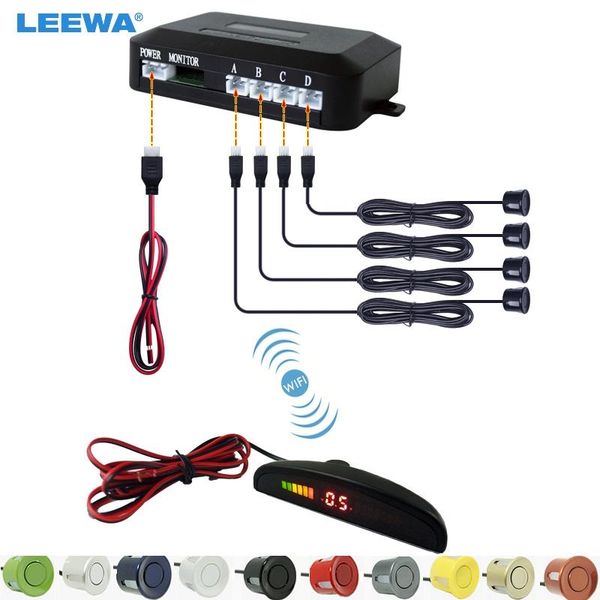 leewa car led display monitor buzzer 4 sensors wireless parking sensor backup radar reversing radar 10-colors #ca882
leewa car led display monitor buzzer 4 sensors wireless parking sensor backup radar reversing radar 10-colors #ca882