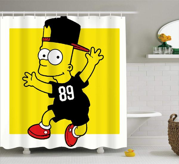 funny character polyester waterproof bath curtain simpson print cartoon kid bathroom decor shower curtains with hooks 180x200cm
funny character polyester waterproof bath curtain simpson print cartoon kid bathroom decor shower curtains with hooks 180x200cm