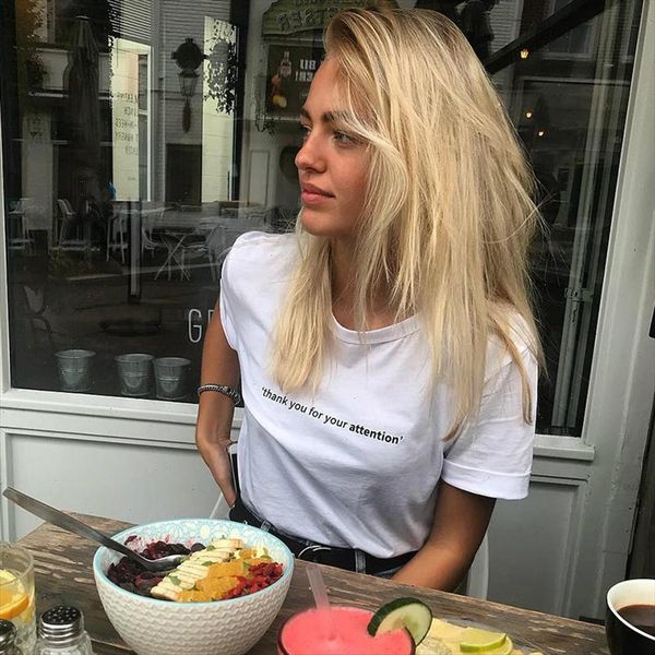 thank you for your attention women tshirt cotton casual funny t shirt lady yong girl higher tee drop ship s 512, White
thank you for your attention women tshirt cotton casual funny t shirt lady yong girl higher tee drop ship s 512, White