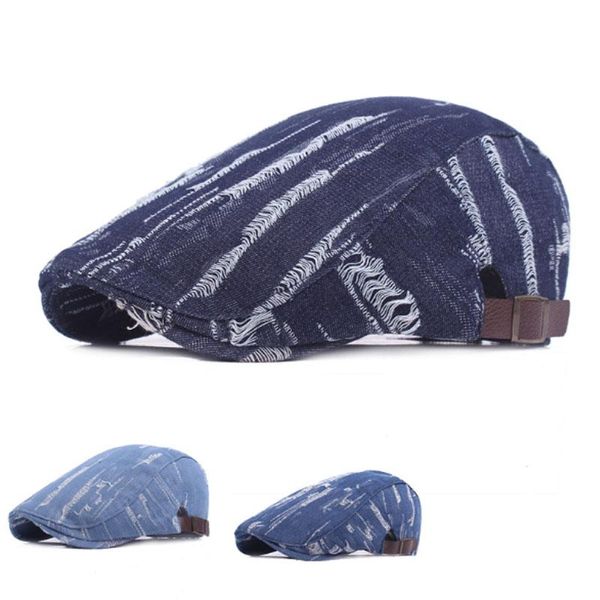 berets brand fashion vintage striped summer sun hats for men women casual cotton beret caps outdoor flat cap, Blue;gray
berets brand fashion vintage striped summer sun hats for men women casual cotton beret caps outdoor flat cap, Blue;gray