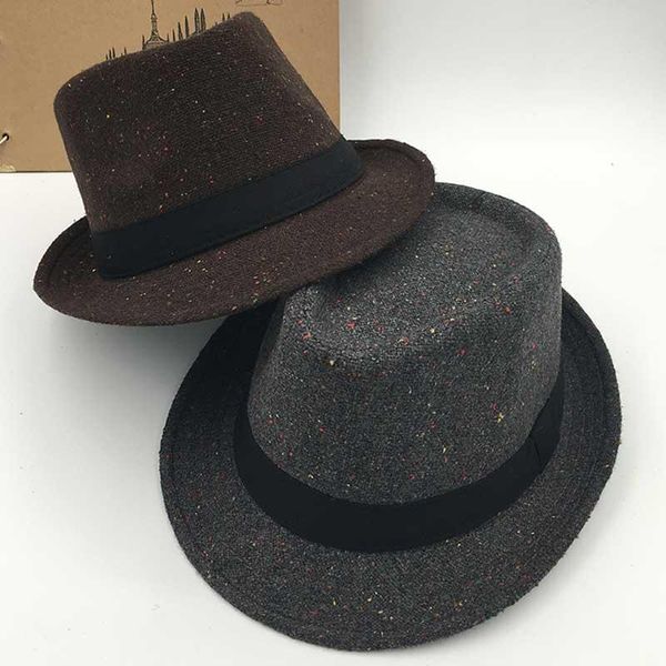 hats & caps fedoras fedora hats for men women trilby for men black fedora hat women, Blue;gray