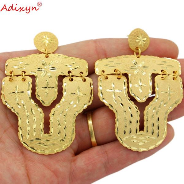 dangle & chandelier adixyn 24k gold color earrings for women dubai jewelry ethiopian african bridal wedding vintage gifts n01067, Silver
dangle & chandelier adixyn 24k gold color earrings for women dubai jewelry ethiopian african bridal wedding vintage gifts n01067, Silver