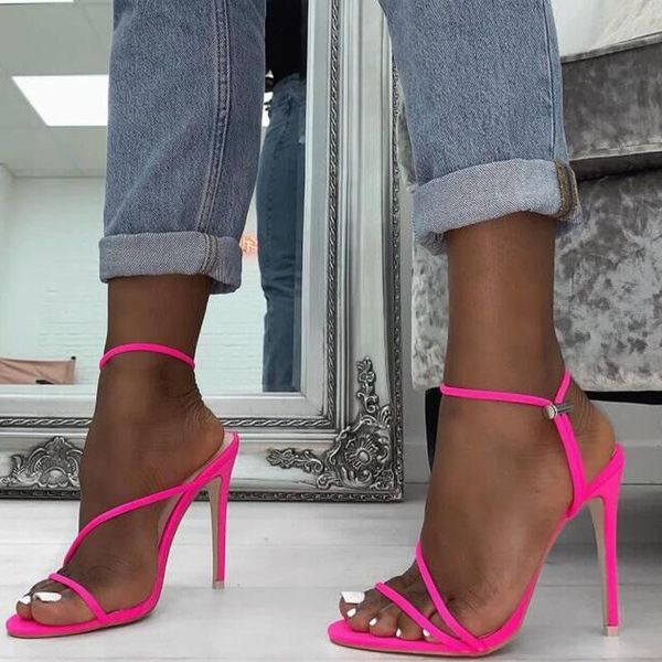 new summer fluorescent pointed stiletto sandals cross-border style plus fluorescent women's shoes, Black
new summer fluorescent pointed stiletto sandals cross-border style plus fluorescent women's shoes, Black