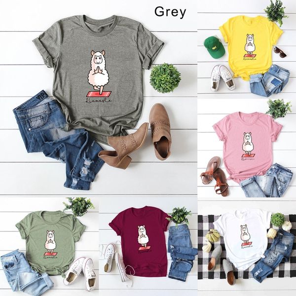 casual yoga sheep round neck large women's short sleeve fashion casual yoga sheep round neck large women's short sleeve t-shirt fa, White
casual yoga sheep round neck large women's short sleeve fashion casual yoga sheep round neck large women's short sleeve t-shirt fa, White