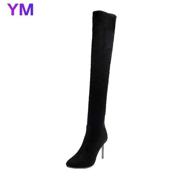 2020 new winter women long boots real p black suede pointed toe over the knee boots thin stiletto heels slip-on
2020 new winter women long boots real p black suede pointed toe over the knee boots thin stiletto heels slip-on