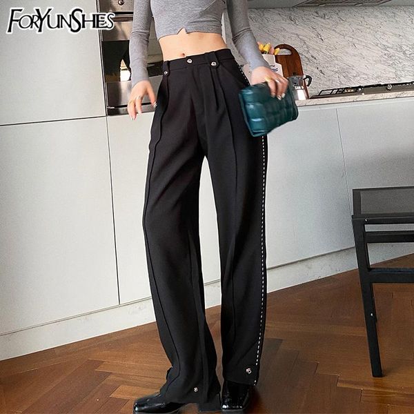 foryunshes женщина костюм pant / beam нога брюки variable хем design женский silver side нашивка высокая талия прямые брюки 2020 осени, Black;white
foryunshes женщина костюм pant / beam нога брюки variable хем design женский silver side нашивка высокая талия прямые брюки 2020 осени, Black;white
