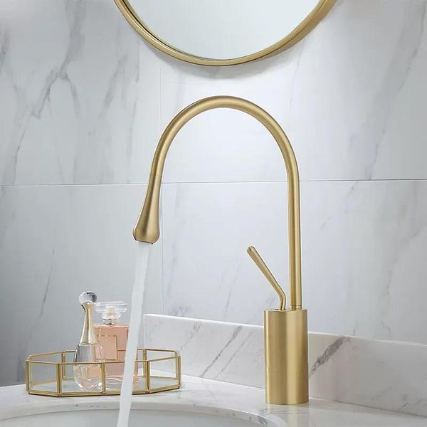 liuyue basin faucets brushed gold/white brass bathroom basin drop shape faucet large curved faucet cold water sink mixer tap
liuyue basin faucets brushed gold/white brass bathroom basin drop shape faucet large curved faucet cold water sink mixer tap