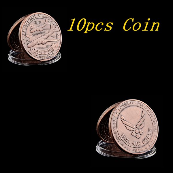 10pcs us military challange coin craft nice air force copper plated badge america collectible home decor
10pcs us military challange coin craft nice air force copper plated badge america collectible home decor