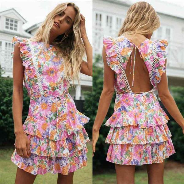 summer women elegant floral mini dress ladies ruffle sleeveless layered dresses party beach casual vintage dress female, Black;gray
summer women elegant floral mini dress ladies ruffle sleeveless layered dresses party beach casual vintage dress female, Black;gray