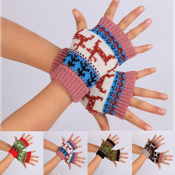 five fingers gloves christmas deer thick knit knitted fingerless glove for women&girls arm hand warmer long, Blue;gray
five fingers gloves christmas deer thick knit knitted fingerless glove for women&girls arm hand warmer long, Blue;gray
