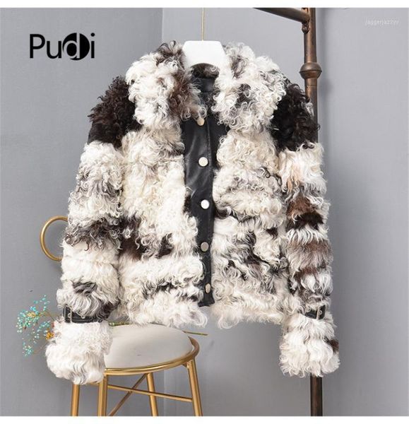 women's fur & faux women winter leisure real sheep coat jacket multiple color lady fashion genuine leather coats clothes outwear tx3077, Black
women's fur & faux women winter leisure real sheep coat jacket multiple color lady fashion genuine leather coats clothes outwear tx3077, Black