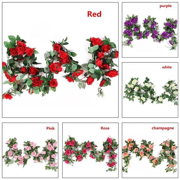 artificial rose flowers 2.4m wedding decoration rose flower string simulation vines p props fake plant1
artificial rose flowers 2.4m wedding decoration rose flower string simulation vines p props fake plant1