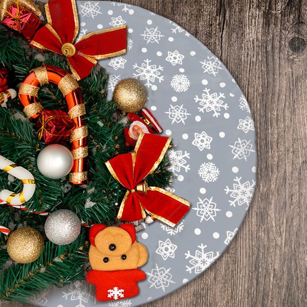 122cm grey tree skirt christmas tree apron snowflake tree skirt new year carpet mat
122cm grey tree skirt christmas tree apron snowflake tree skirt new year carpet mat