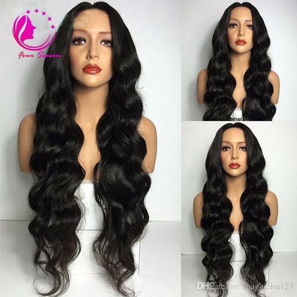 virgin brazilian glueless silk full lace wigs wavy silk lace front human hair wig with baby hair for black women, Black;brown
virgin brazilian glueless silk full lace wigs wavy silk lace front human hair wig with baby hair for black women, Black;brown